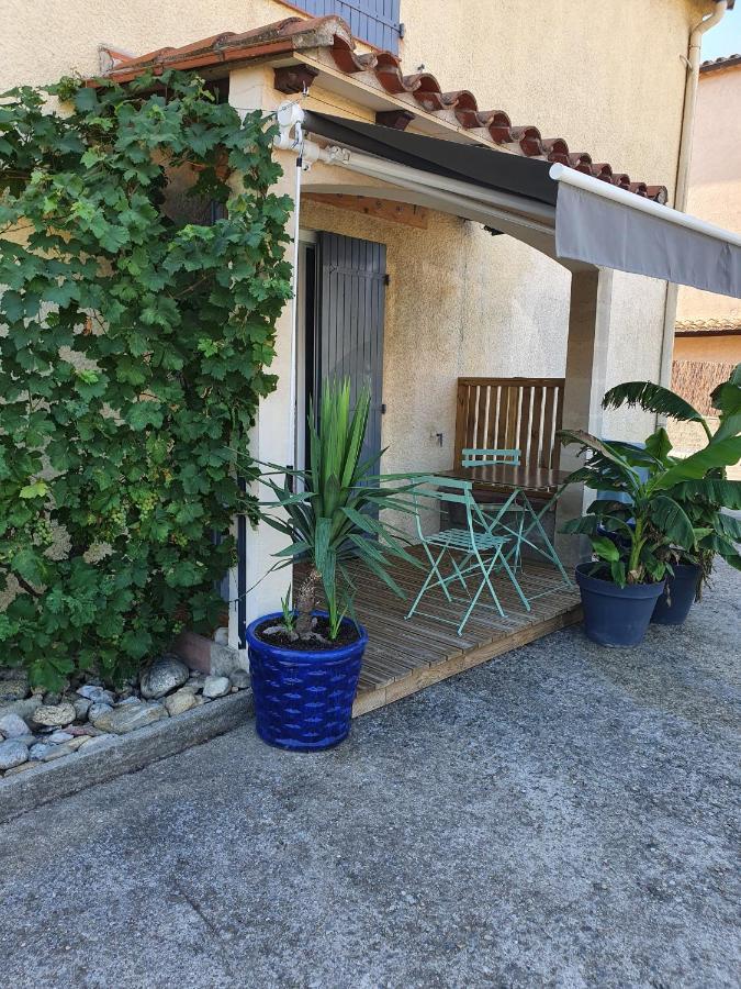 T2 Jusqu'A 4 Personnes En Rez-De-Jardin De Maison, Avec Piscine, Draps Et Serviettes De Toilette Fournis Daire Argelès-sur-Mer Dış mekan fotoğraf